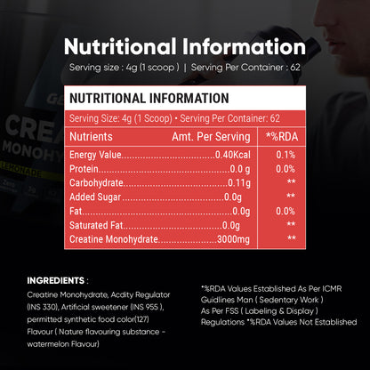 CREATINE MONOHYDRATE